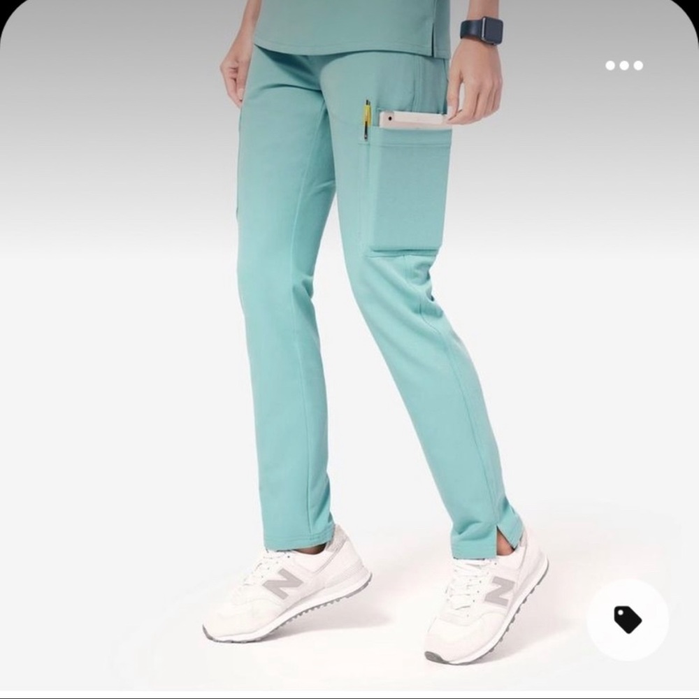FIGS Seaglass Yola Skinny Pants. Size Petite Small. Brand new!